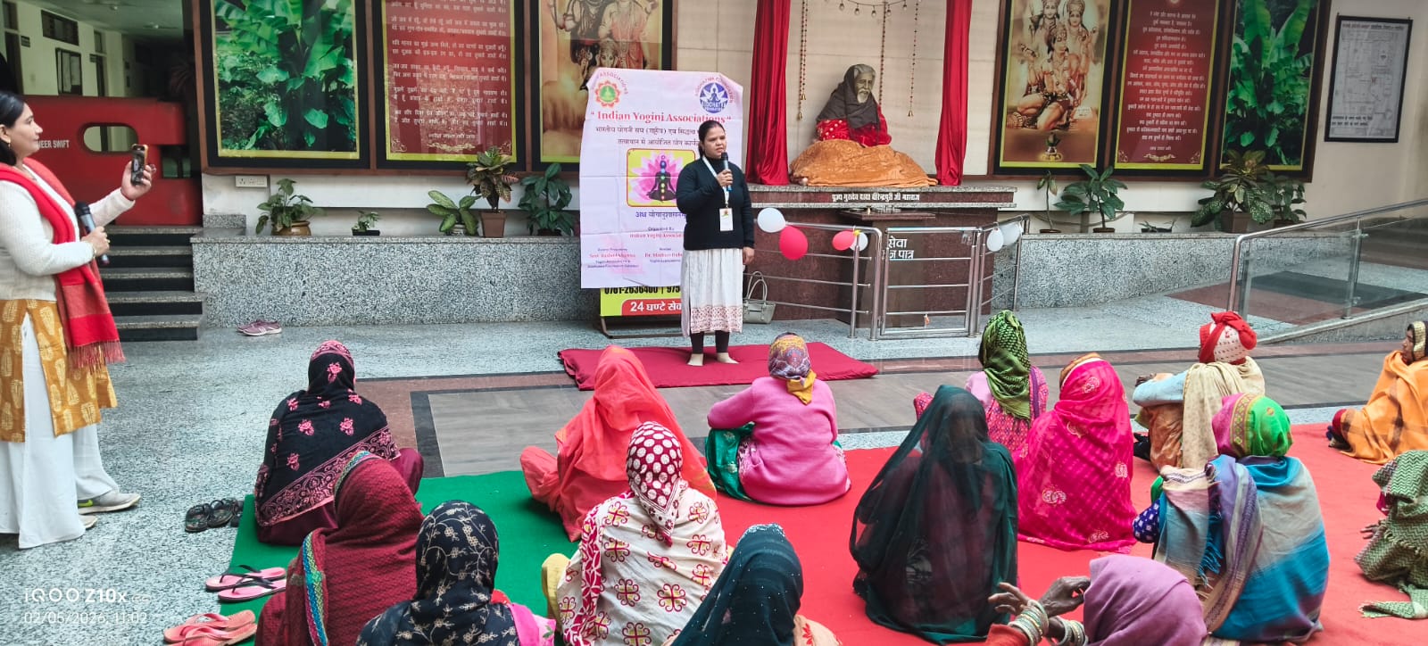 Indian Yogini Association yoga session